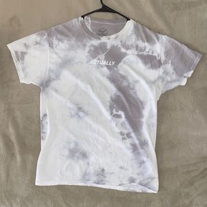 Tie dye white T shirt size small 100% cotton
